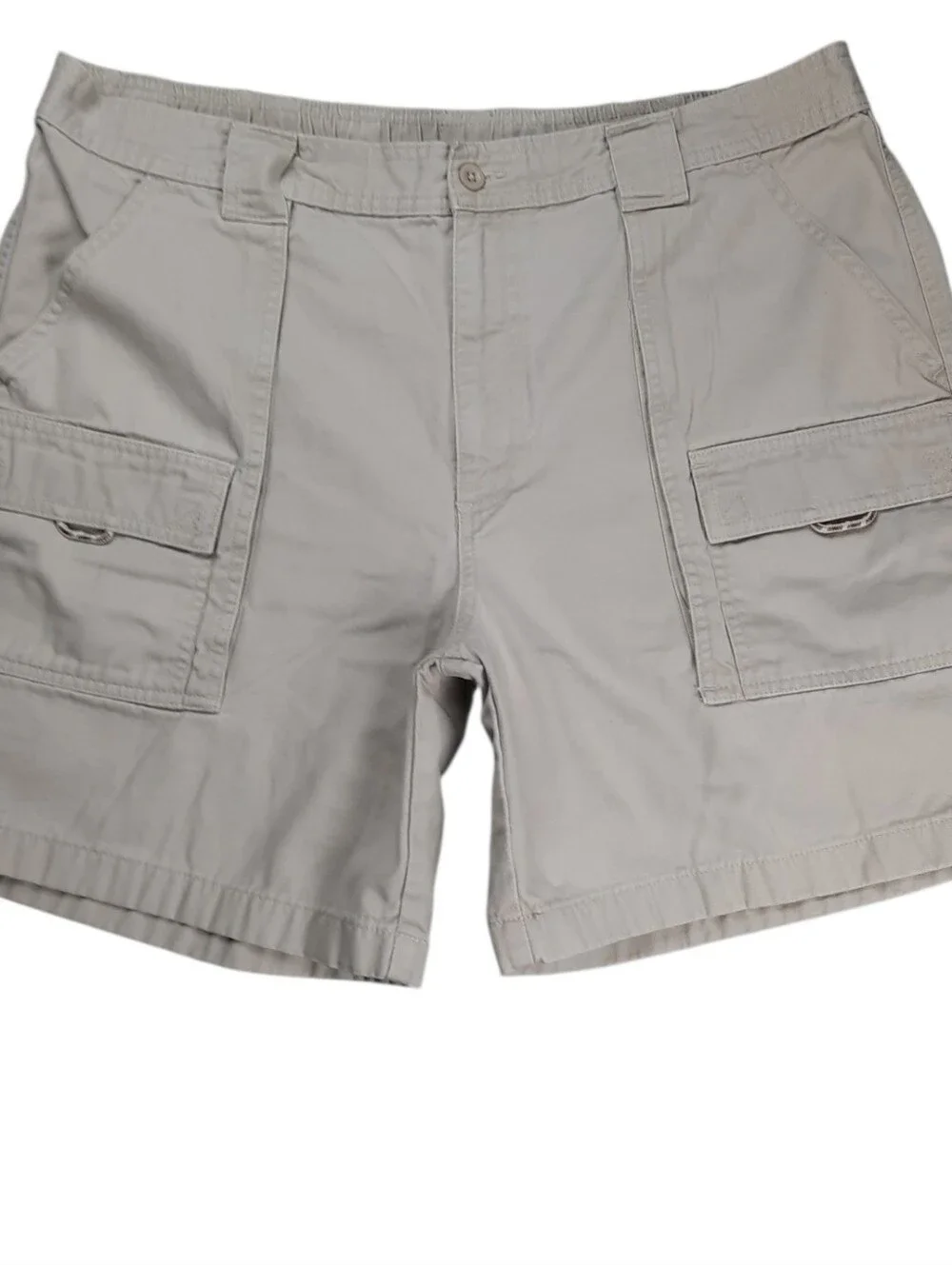 LL Bean Tan Cotton Cargo Shorts SZ 38